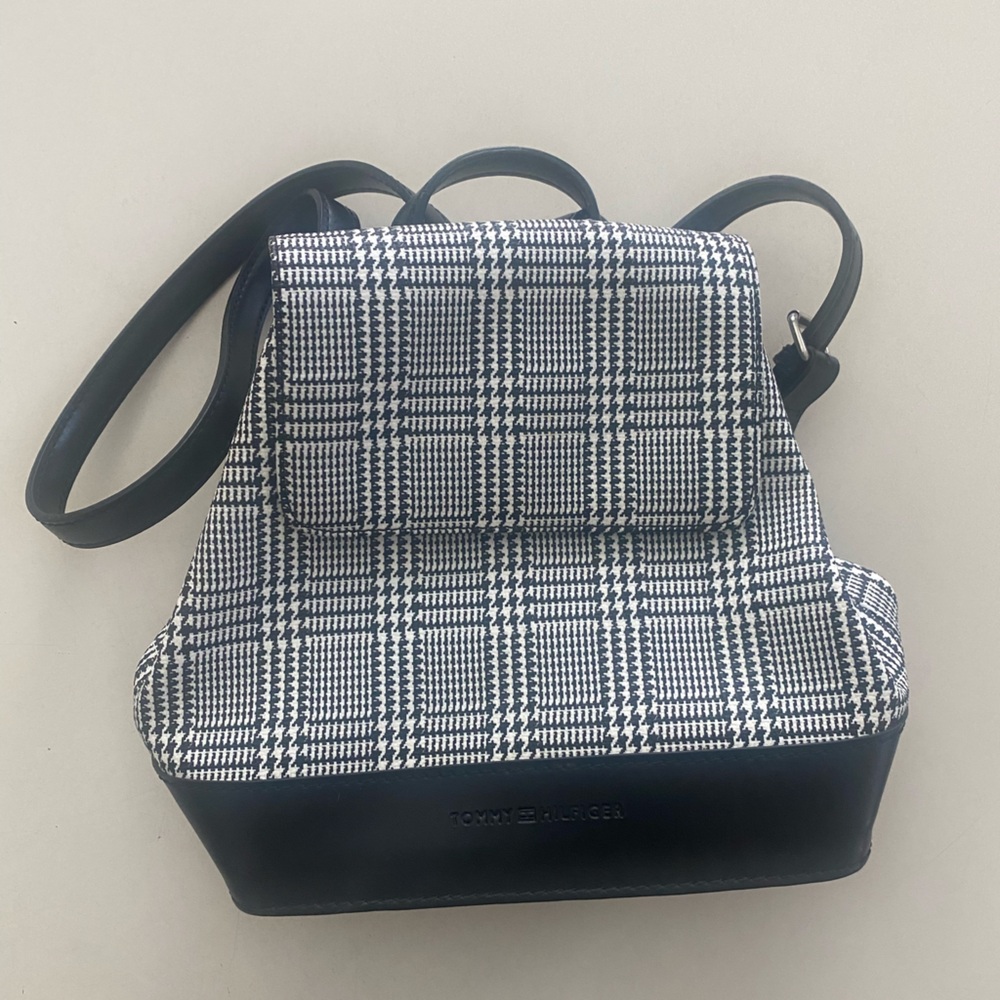 Tommy Hilfiger Y2K mini houndstooth plaid backpack nwt